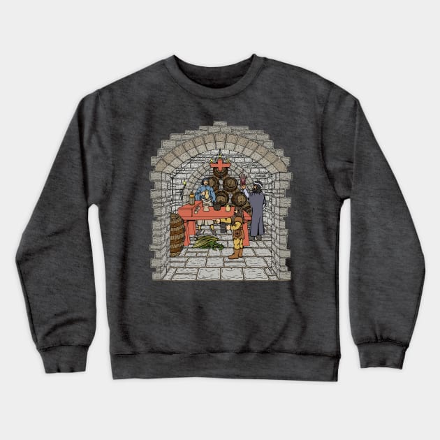 Fantasy Winery Crewneck Sweatshirt by AzureLionProductions